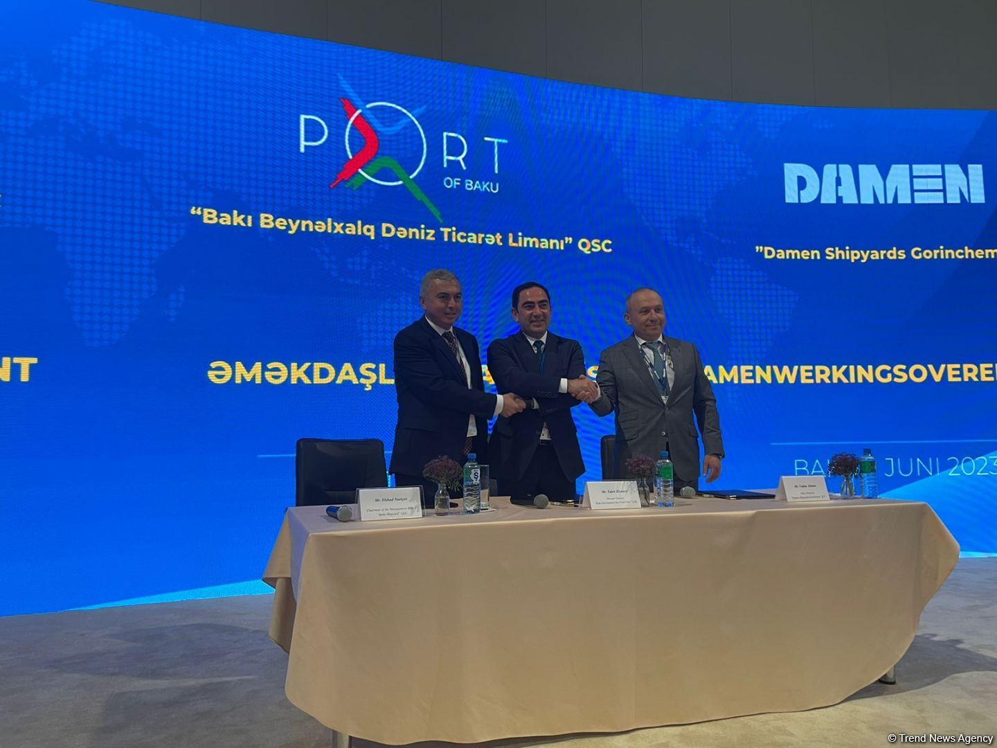Azerbaijan strikes deal to have Damen Shipyards Group ships to be built in Baku (PHOTO)