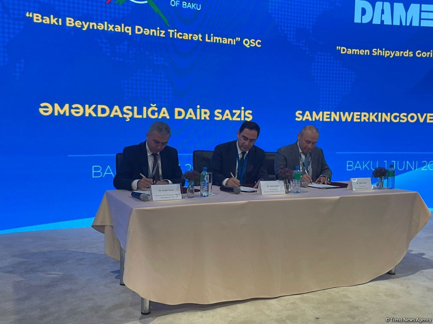 Azerbaijan strikes deal to have Damen Shipyards Group ships to be built in Baku (PHOTO)