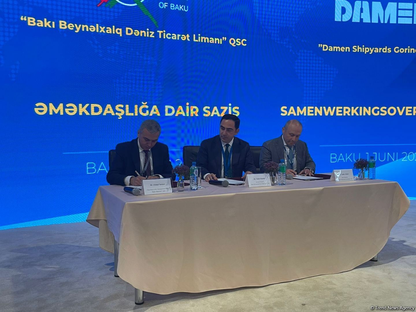 Azerbaijan strikes deal to have Damen Shipyards Group ships to be built in Baku (PHOTO)