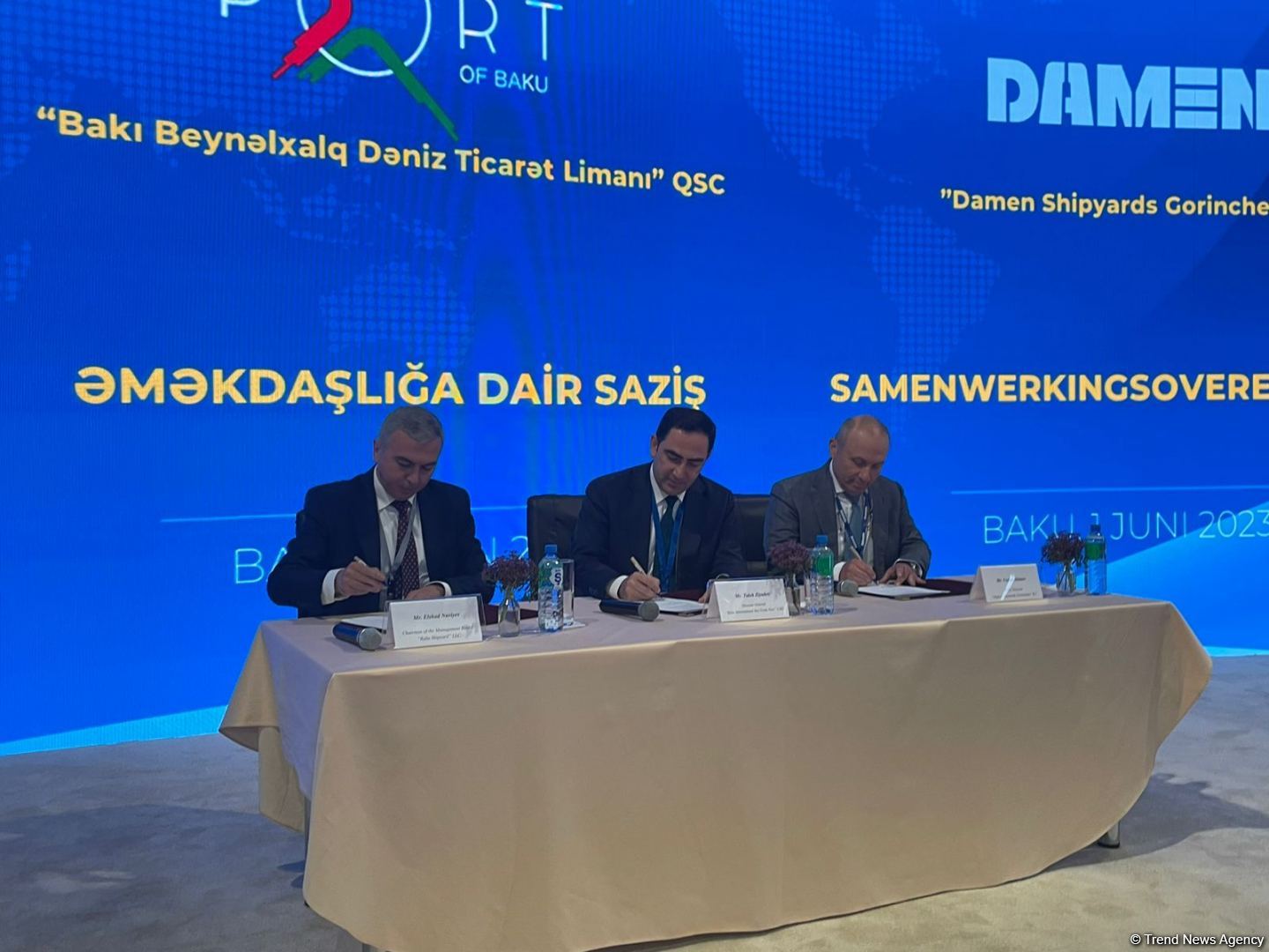 Azerbaijan strikes deal to have Damen Shipyards Group ships to be built in Baku (PHOTO)