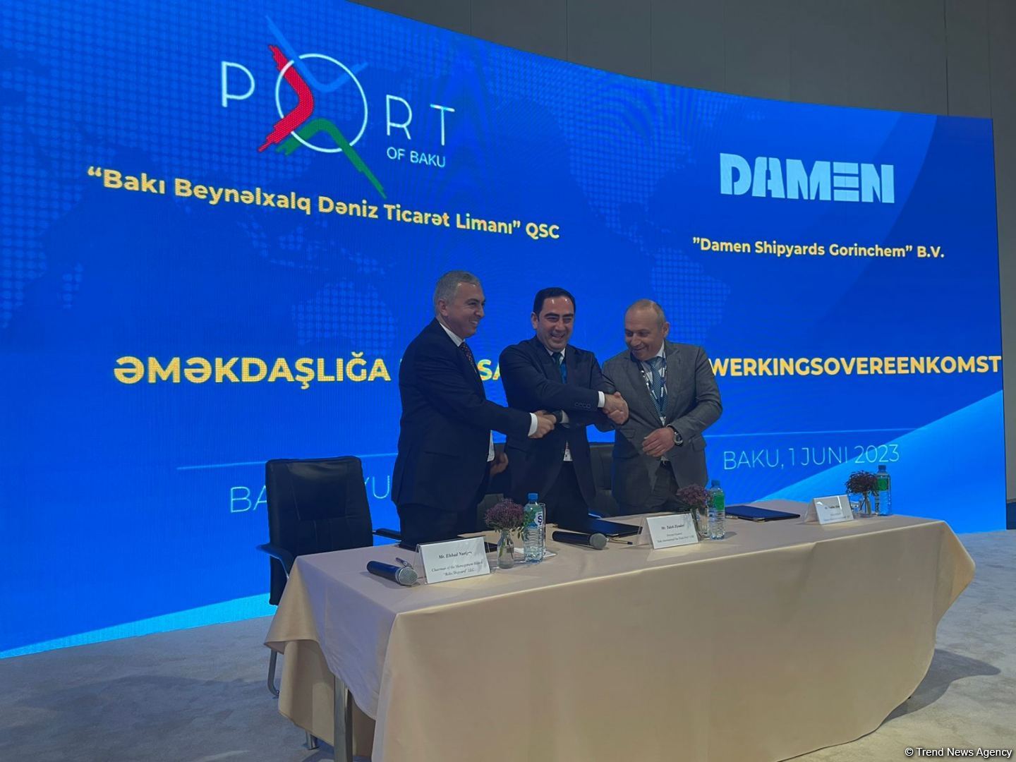 Azerbaijan strikes deal to have Damen Shipyards Group ships to be built in Baku (PHOTO)