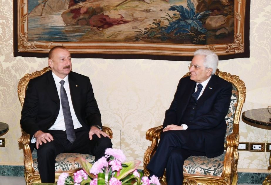 We place special emphasis on expanding relations with Italy - friendly country and reliable strategic partner, President Ilham Aliyev says