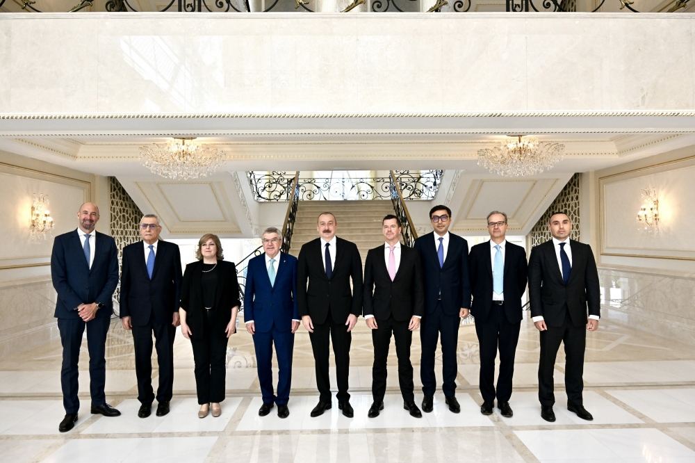 President Ilham Aliyev receives IOC President (PHOTO/VIDEO)