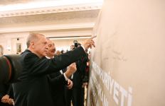 President Ilham Aliyev, First Lady Mehriban Aliyeva attend dinner hosted on behalf of Recep Tayyip Erdogan in Ankara (PHOTO)