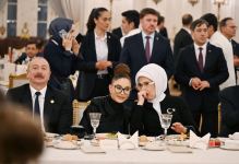 President Ilham Aliyev, First Lady Mehriban Aliyeva attend dinner hosted on behalf of Recep Tayyip Erdogan in Ankara (PHOTO)