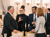 President Ilham Aliyev, First Lady Mehriban Aliyeva attend dinner hosted on behalf of Recep Tayyip Erdogan in Ankara (PHOTO)