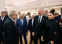 President Ilham Aliyev, First Lady Mehriban Aliyeva attend dinner hosted on behalf of Recep Tayyip Erdogan in Ankara (PHOTO)
