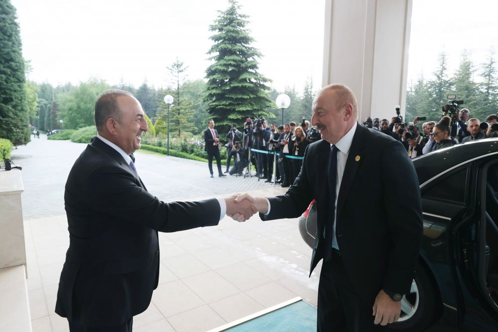 President Ilham Aliyev, First Lady Mehriban Aliyeva attend dinner hosted on behalf of Recep Tayyip Erdogan in Ankara (PHOTO)