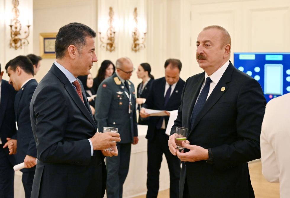 President Ilham Aliyev, First Lady Mehriban Aliyeva attend dinner hosted on behalf of Recep Tayyip Erdogan in Ankara (PHOTO)