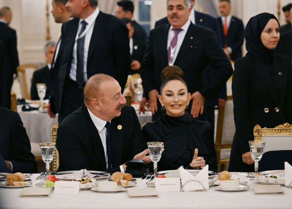 President Ilham Aliyev, First Lady Mehriban Aliyeva attend dinner hosted on behalf of Recep Tayyip Erdogan in Ankara (PHOTO)