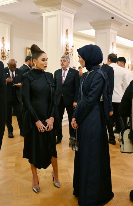 President Ilham Aliyev, First Lady Mehriban Aliyeva attend dinner hosted on behalf of Recep Tayyip Erdogan in Ankara (PHOTO)