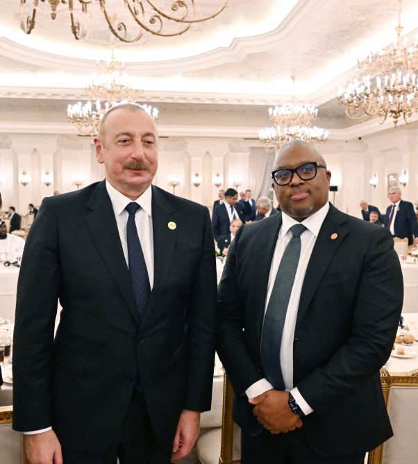 President Ilham Aliyev, First Lady Mehriban Aliyeva attend dinner hosted on behalf of Recep Tayyip Erdogan in Ankara (PHOTO)