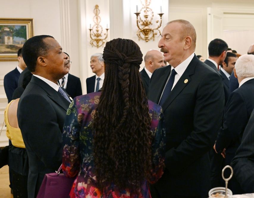 President Ilham Aliyev, First Lady Mehriban Aliyeva attend dinner hosted on behalf of Recep Tayyip Erdogan in Ankara (PHOTO)
