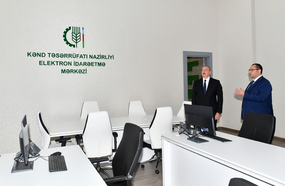 President Ilham Aliyev participates in inauguration ceremony of new administrative building of Ministry of Agriculture in Baku (PHOTO/VIDEO)