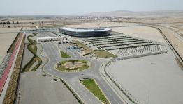 President Ilham Aliyev attends opening ceremony of first stage of Alat Free Economic Zone (PHOTO/VIDEO)