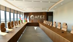 President Ilham Aliyev attends opening ceremony of first stage of Alat Free Economic Zone (PHOTO/VIDEO)