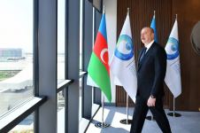 President Ilham Aliyev attends opening ceremony of first stage of Alat Free Economic Zone (PHOTO/VIDEO)