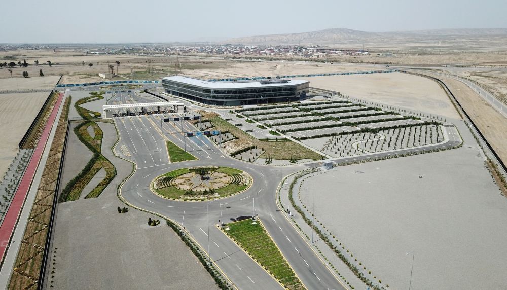 President Ilham Aliyev attends opening ceremony of first stage of Alat Free Economic Zone (PHOTO/VIDEO)