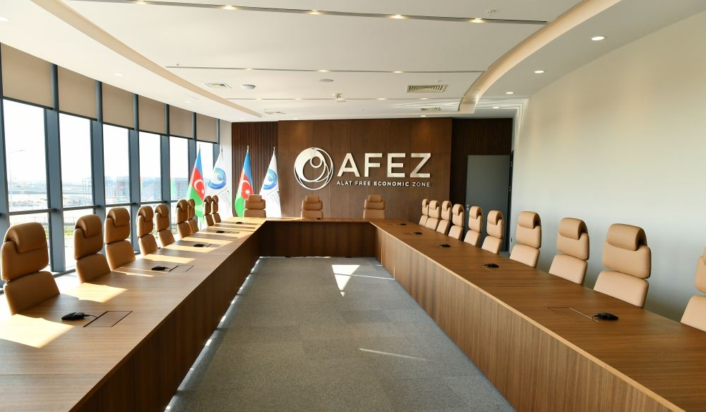 President Ilham Aliyev attends opening ceremony of first stage of Alat Free Economic Zone (PHOTO/VIDEO)