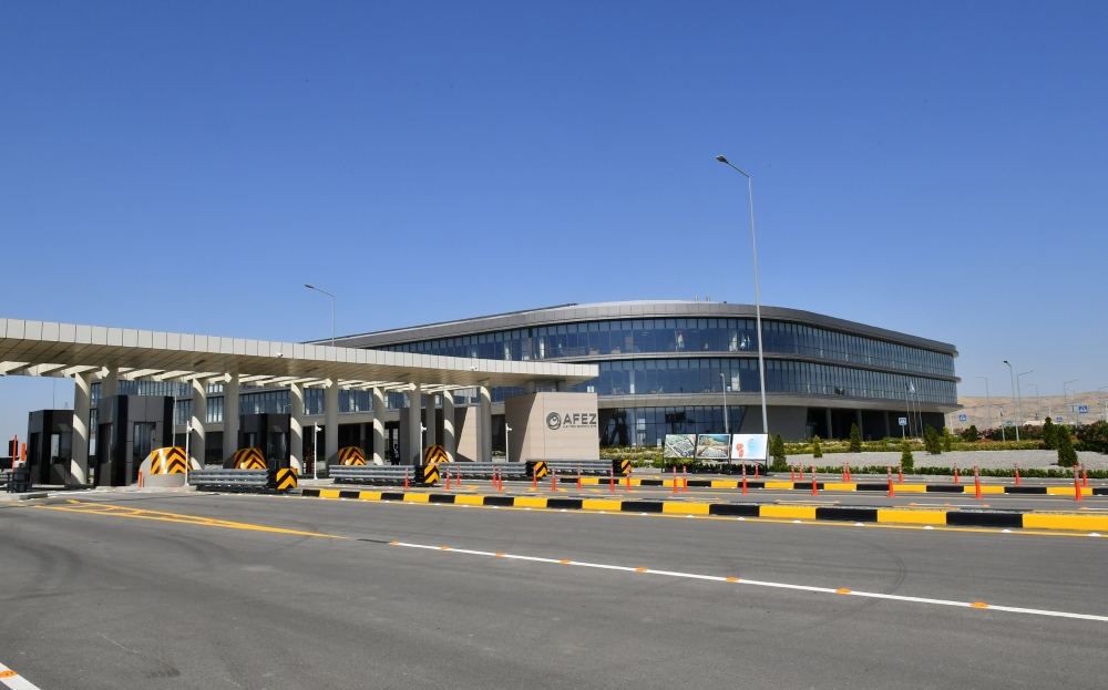 President Ilham Aliyev attends opening ceremony of first stage of Alat Free Economic Zone (PHOTO/VIDEO)