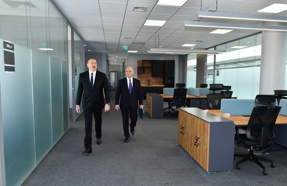 President Ilham Aliyev attends opening ceremony of first stage of Alat Free Economic Zone (PHOTO/VIDEO)