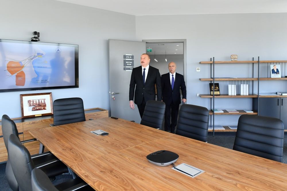 President Ilham Aliyev attends opening ceremony of first stage of Alat Free Economic Zone (PHOTO/VIDEO)