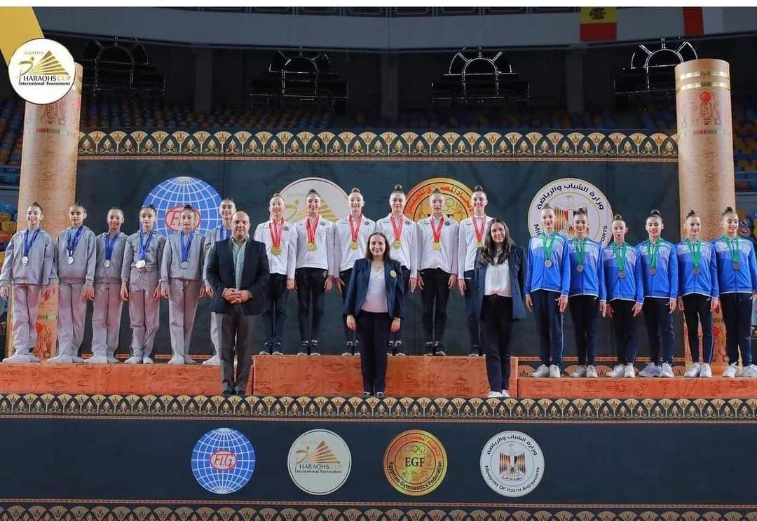 Azerbaijani gymnasts win medals at international tournament in Egypt (PHOTO)