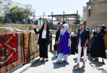 First Lady Mehriban Aliyeva, First Lady Emine Erdogan visit Icherisheher (PHOTO/VIDEO)