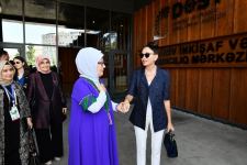 First Lady Mehriban Aliyeva, First Lady Emine Erdogan get acquainted with activity of DOST Center for Inclusive Development and Creativity in Baku (PHOTO)
