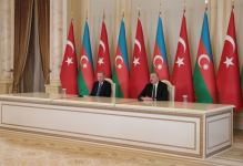 President Ilham Aliyev, President Recep Tayyip Erdogan make press statements (PHOTO/VIDEO)