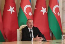 President Ilham Aliyev, President Recep Tayyip Erdogan make press statements (PHOTO/VIDEO)