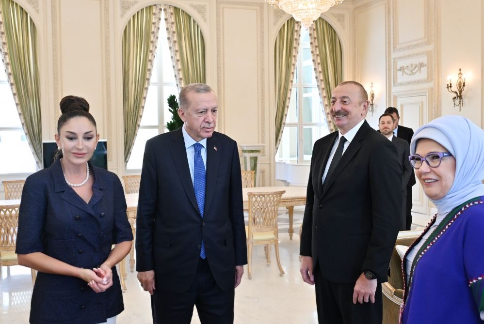 Joint working lunch held between Presidents of Azerbaijan, Türkiye (PHOTO)