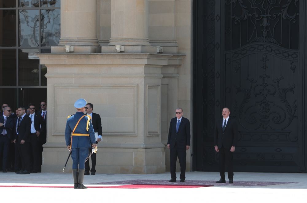 Official welcome ceremony held for President Recep Tayyip Erdogan in Baku (PHOTO/VIDEO)