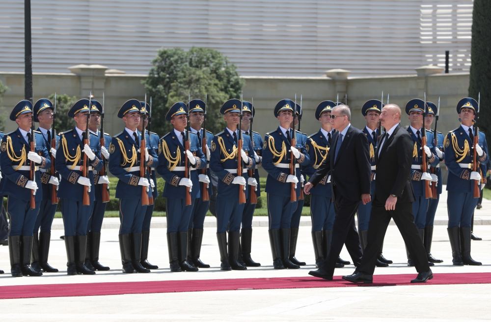 Official welcome ceremony held for President Recep Tayyip Erdogan in Baku (PHOTO/VIDEO)