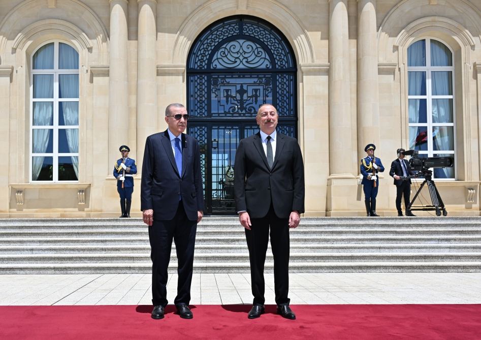 Official welcome ceremony held for President Recep Tayyip Erdogan in Baku (PHOTO/VIDEO)