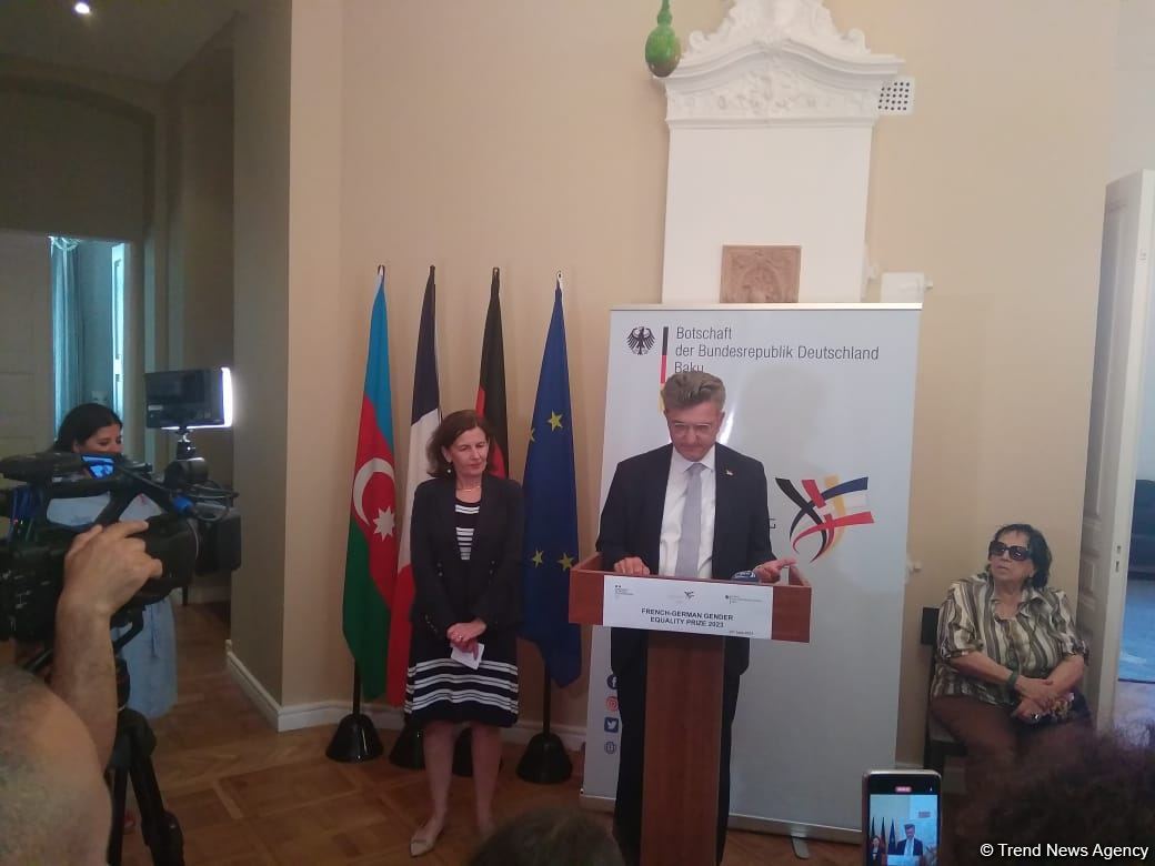 Embassies of France and Germany announce gender equality prize winner in Azerbaijan