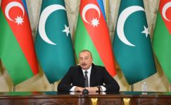 President Ilham Aliyev, Pakistani PM make press statements (PHOTO/VIDEO)