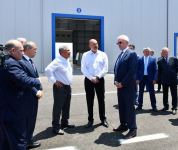 President Ilham Aliyev, Rais of Russia's Tatarstan attend opening of Auto Leasing Azerbaijan LLC in Araz Valley Economic Zone Industrial Park (PHOTO/VIDEO)