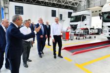 President Ilham Aliyev, Rais of Russia's Tatarstan attend opening of Auto Leasing Azerbaijan LLC in Araz Valley Economic Zone Industrial Park (PHOTO/VIDEO)