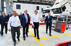 President Ilham Aliyev, Rais of Russia's Tatarstan attend opening of Auto Leasing Azerbaijan LLC in Araz Valley Economic Zone Industrial Park (PHOTO/VIDEO)