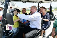 President Ilham Aliyev, Rais of Russia's Tatarstan visit Aghali village in Zangilan (PHOTO/VIDEO)