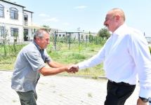 President Ilham Aliyev, Rais of Russia's Tatarstan visit Aghali village in Zangilan (PHOTO/VIDEO)