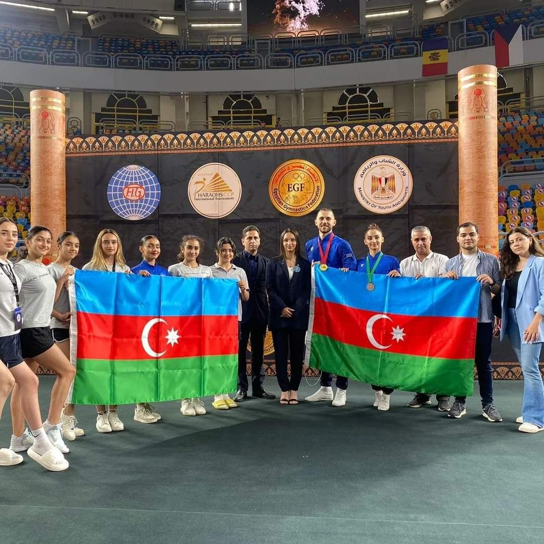 Azerbaijani gymnasts win awards at international tournament in Cairo (PHOTO)