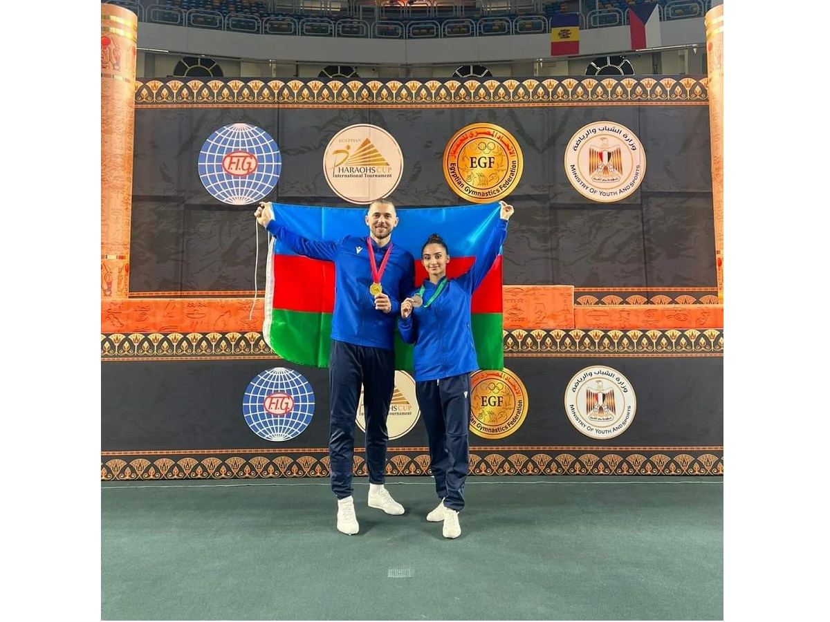 Azerbaijani gymnasts win awards at international tournament in Cairo (PHOTO)