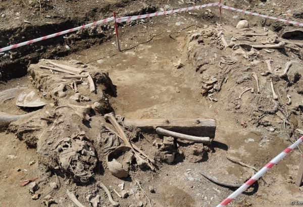 Azerbaijan's Aghdam Prosecutor Office investigating fact of finding mass grave in Sarijali village