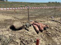 Mass grave discovered in Azerbaijan's Aghdam district (PHOTO/VIDEO)