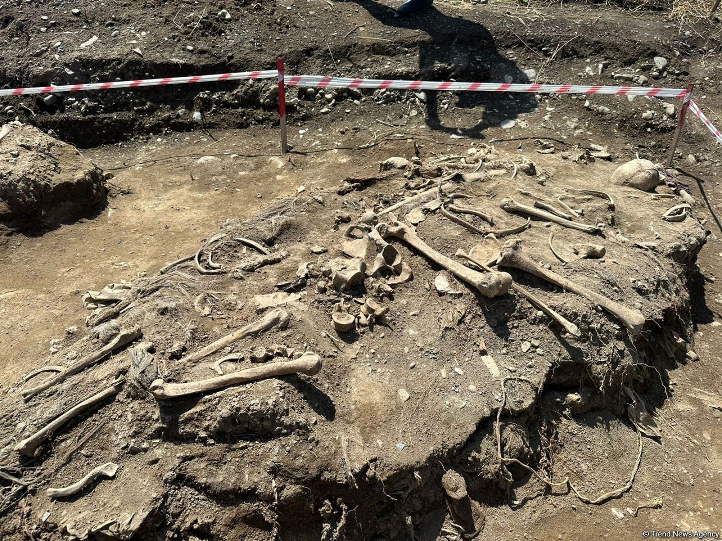 Mass grave discovered in Azerbaijan's Aghdam district (PHOTO/VIDEO)