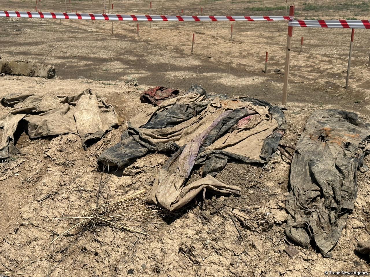 Mass grave discovered in Azerbaijan's Aghdam district (PHOTO/VIDEO)