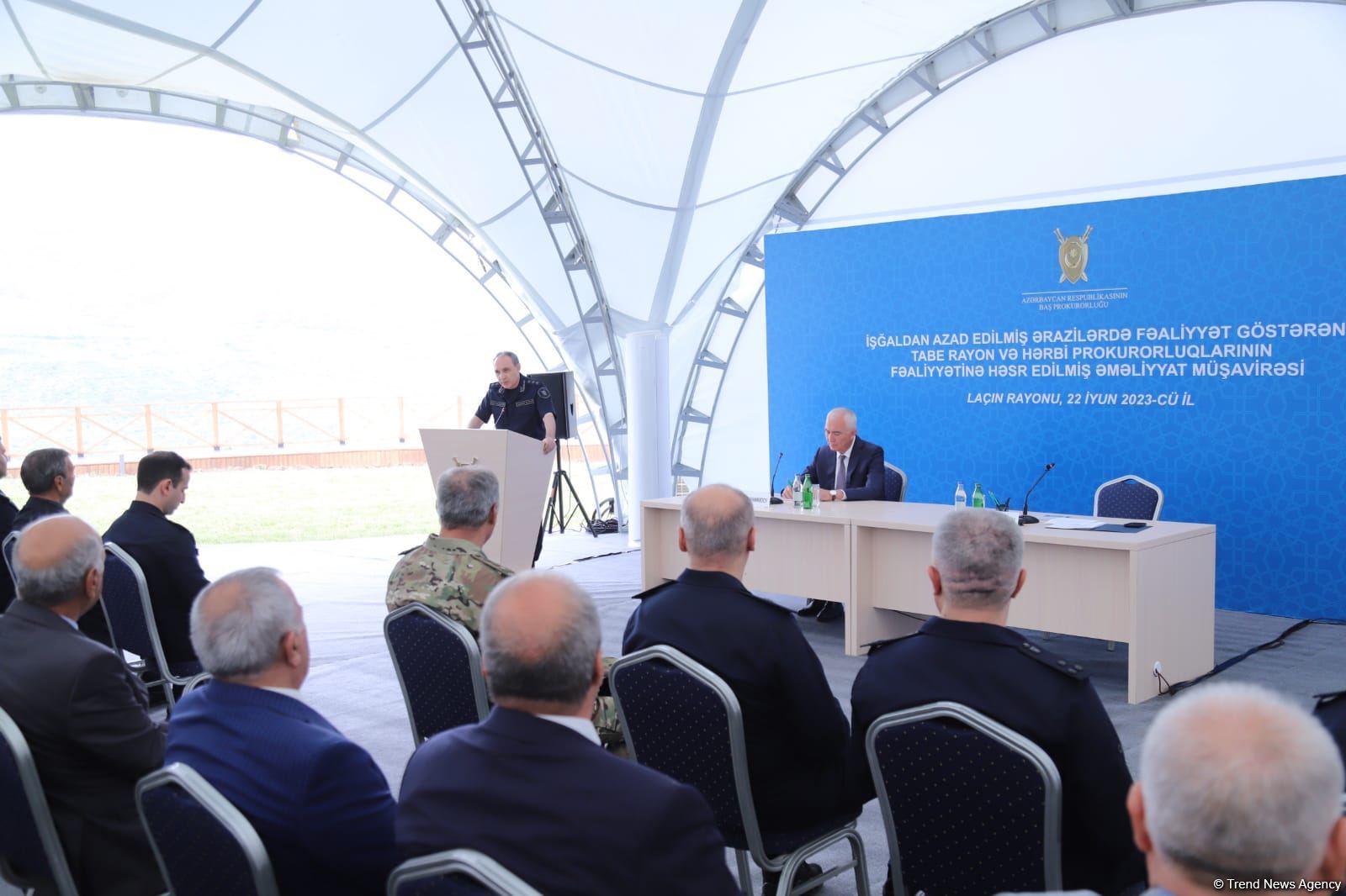 Prosecutor General holds operational meeting in Azerbaijan's Lachin district (PHOTO)