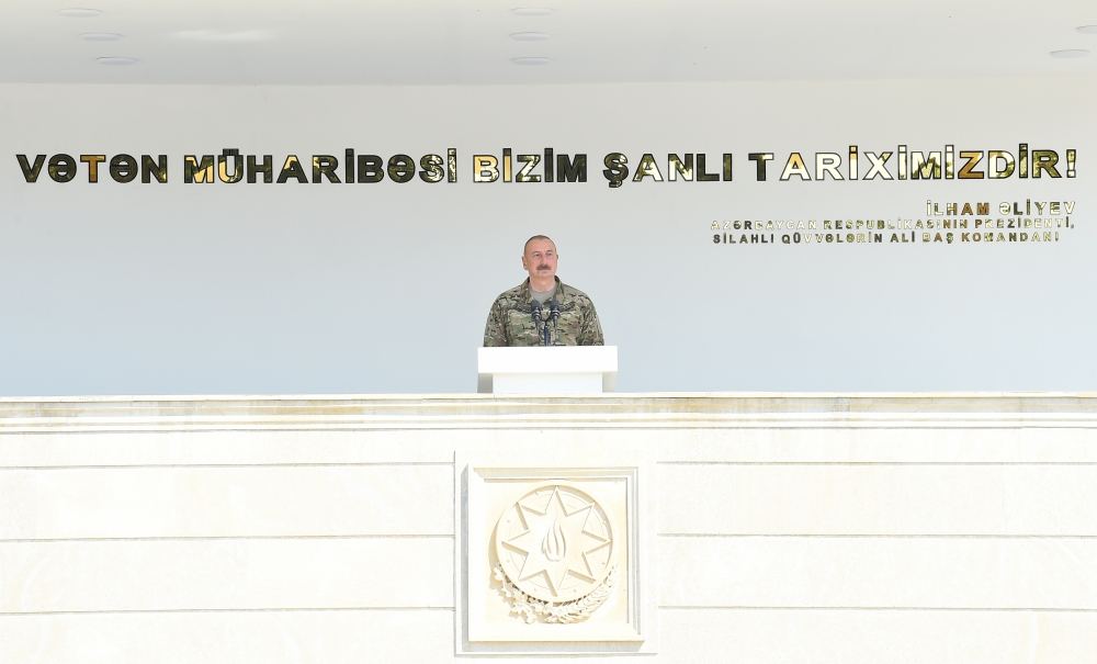 The task of further strengthening our Army remains number one priority - President Ilham Aliyev